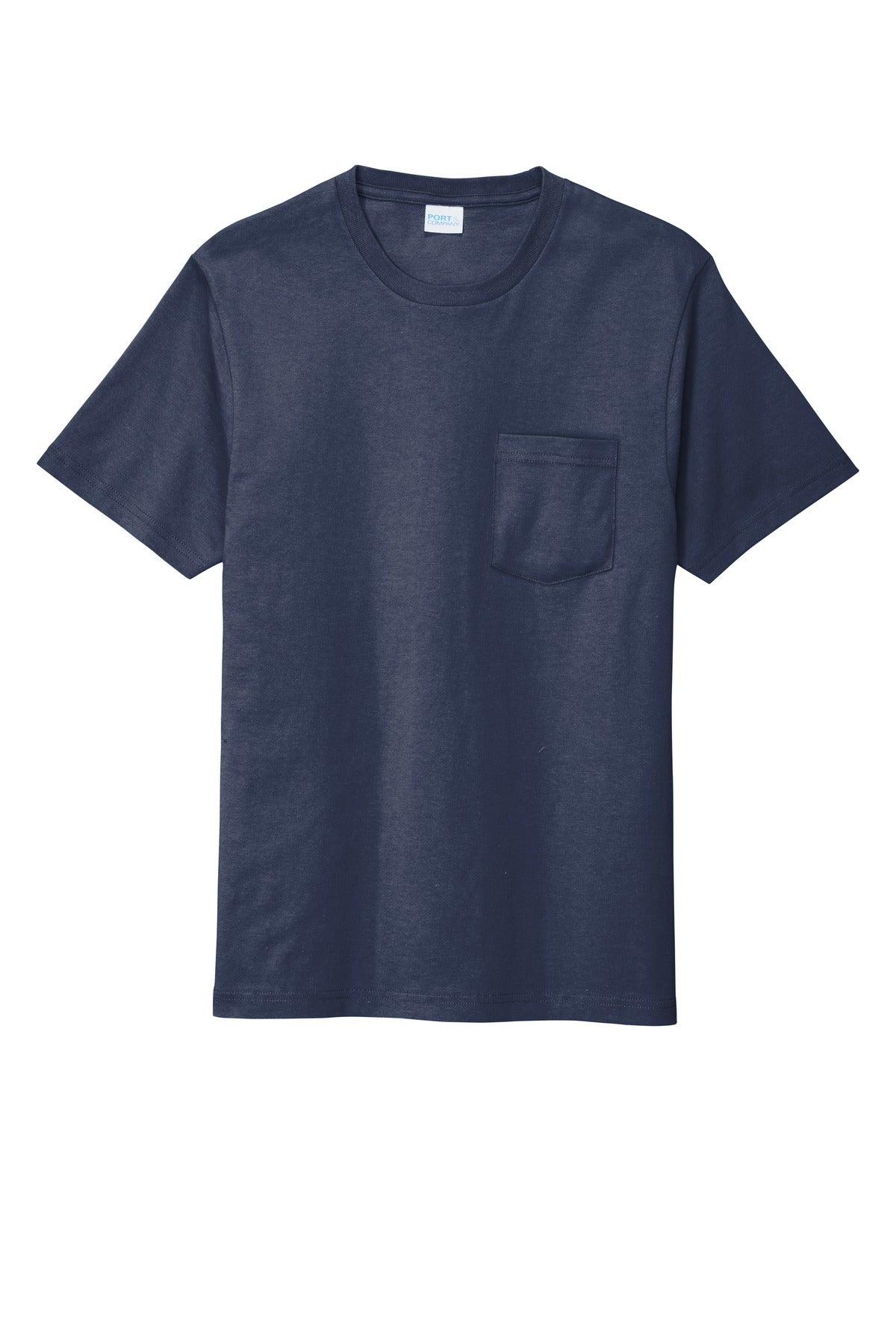 Port & Company Bouncer Pocket Tee PC600P Navy Blue