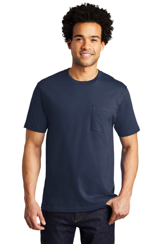 Port & Company Bouncer Pocket Tee PC600P Navy Blue