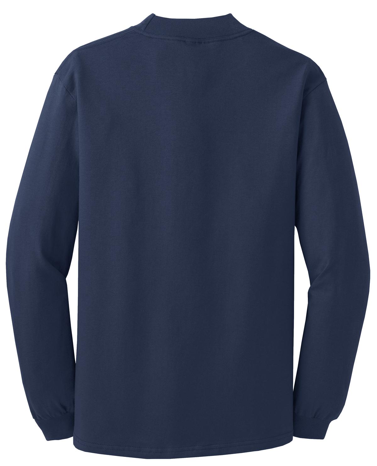 Port & Company Essential Mock Turtleneck.  PC61M Navy