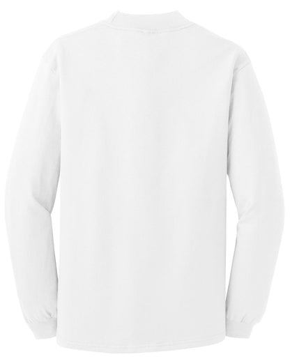 Port & Company Essential Mock Turtleneck.  PC61M White