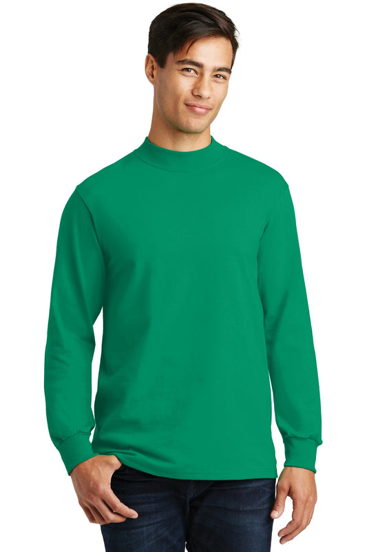 Port & Company Essential Mock Turtleneck.  PC61M Kelly