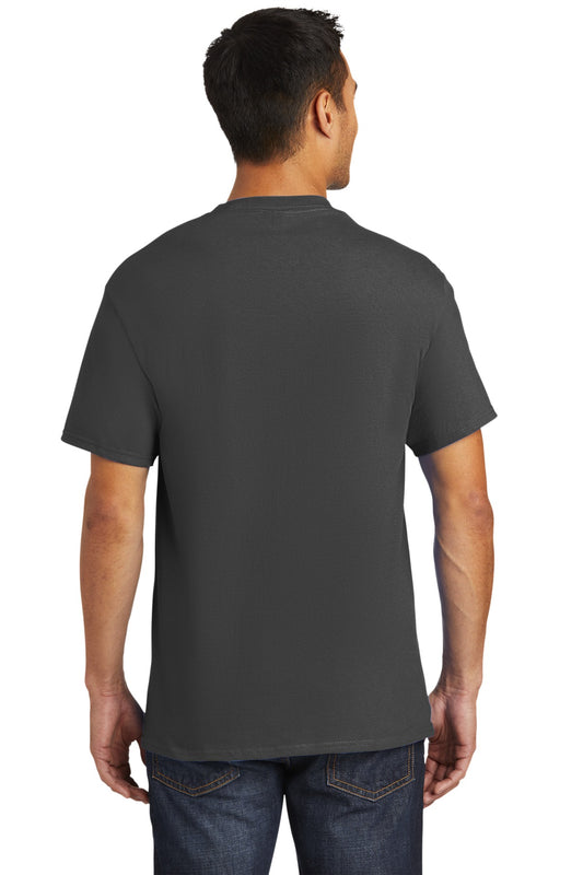 Port & Company Tall Essential Pocket Tee. PC61PT Charcoal Tall