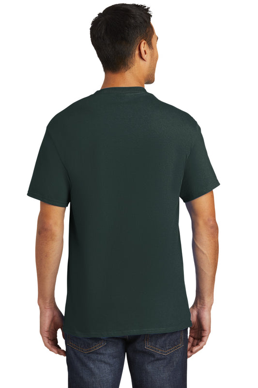 Port & Company Tall Essential Pocket Tee. PC61PT Dark Green Tall