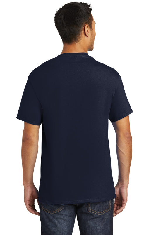 Port & Company Tall Essential Pocket Tee. PC61PT Deep Navy Tall
