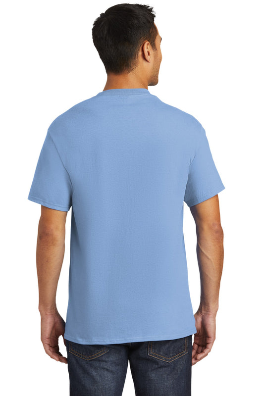Port & Company Tall Essential Pocket Tee. PC61PT Light Blue Tall
