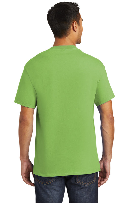 Port & Company Tall Essential Pocket Tee. PC61PT Lime Tall