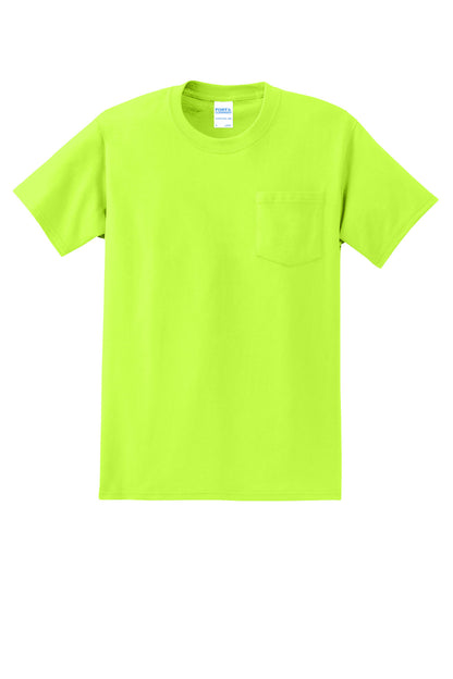 Port & Company Essential Pocket Tee. PC61P S. Green