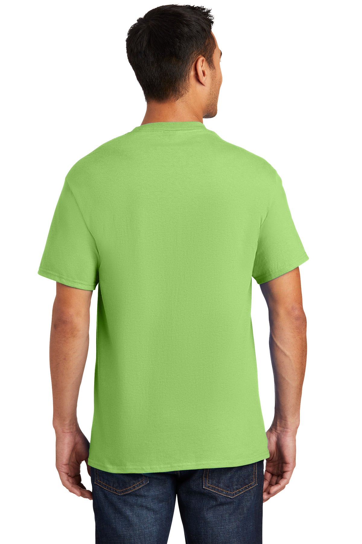 Port & Company Essential Pocket Tee. PC61P Lime