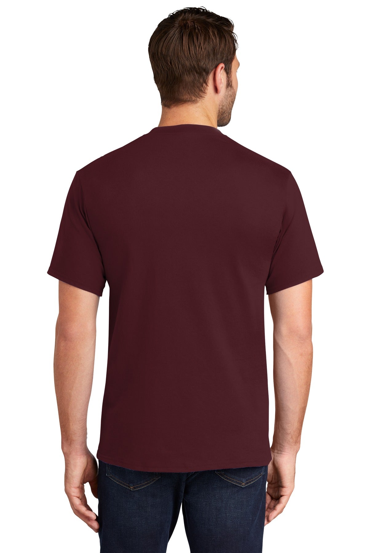 Port & Company Tall Essential Tee.  PC61T Athletic Maroon Tall