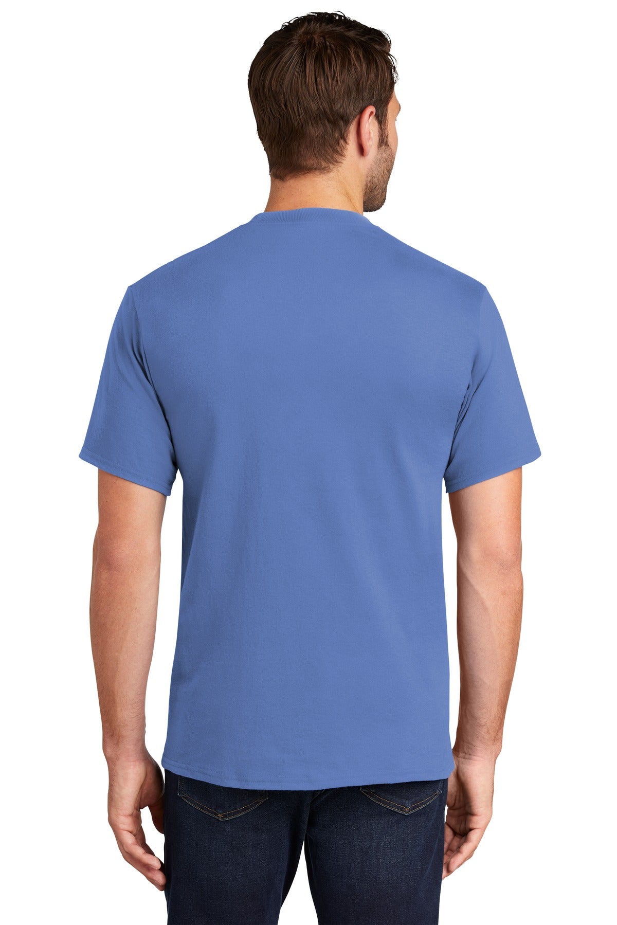 Port & Company Tall Essential Tee.  PC61T Carolina Blue Tall