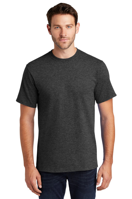 Port & Company Tall Essential Tee.  PC61T Dark Heather Grey Tall