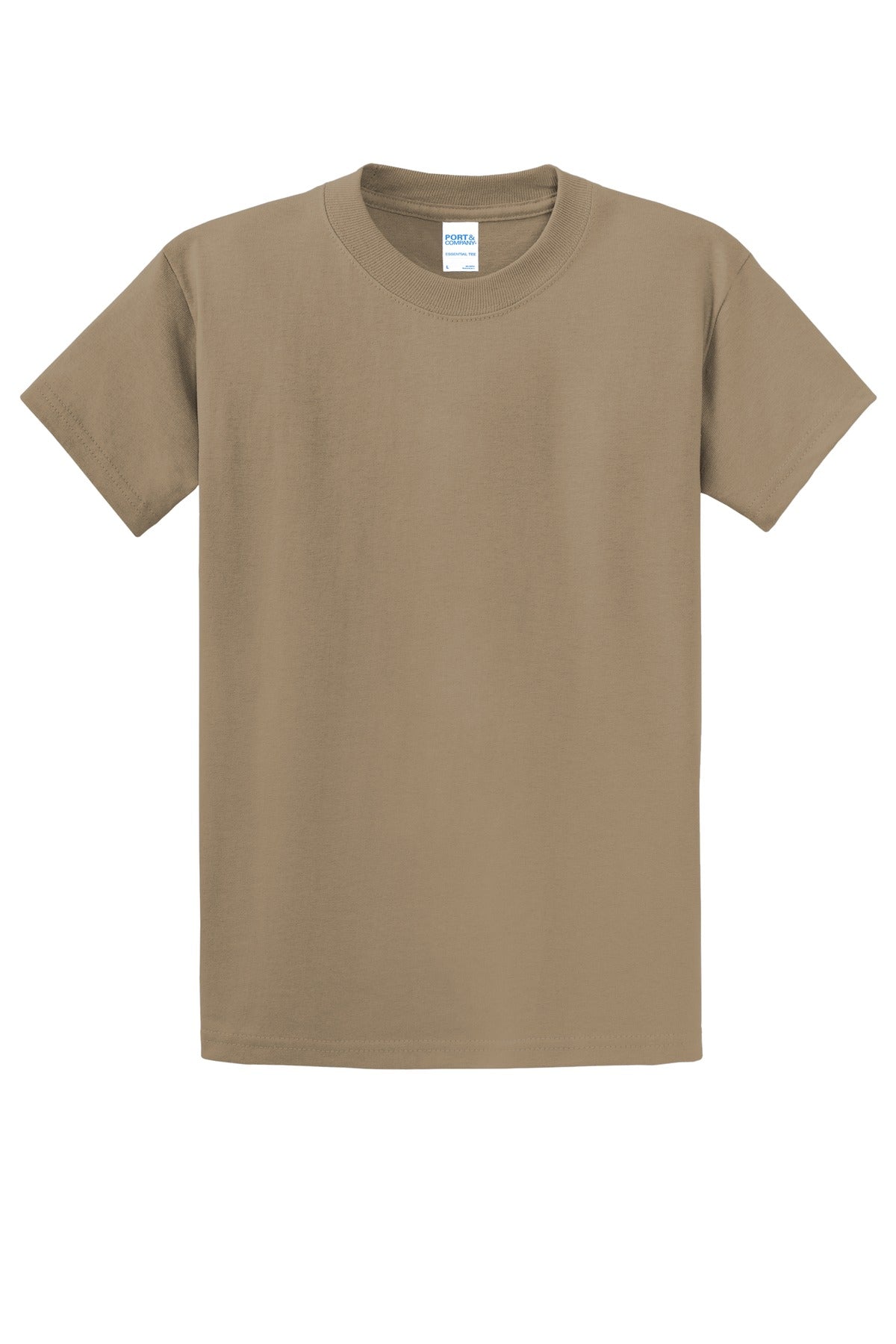 Port & Company Tall Essential Tee.  PC61T Sand Tall