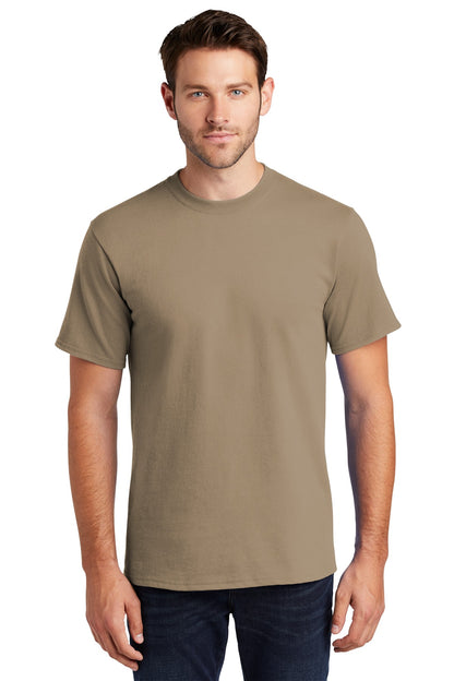 Port & Company Tall Essential Tee.  PC61T Sand Tall