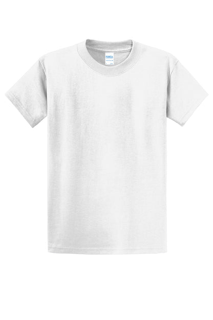 Port & Company Tall Essential Tee.  PC61T White Tall