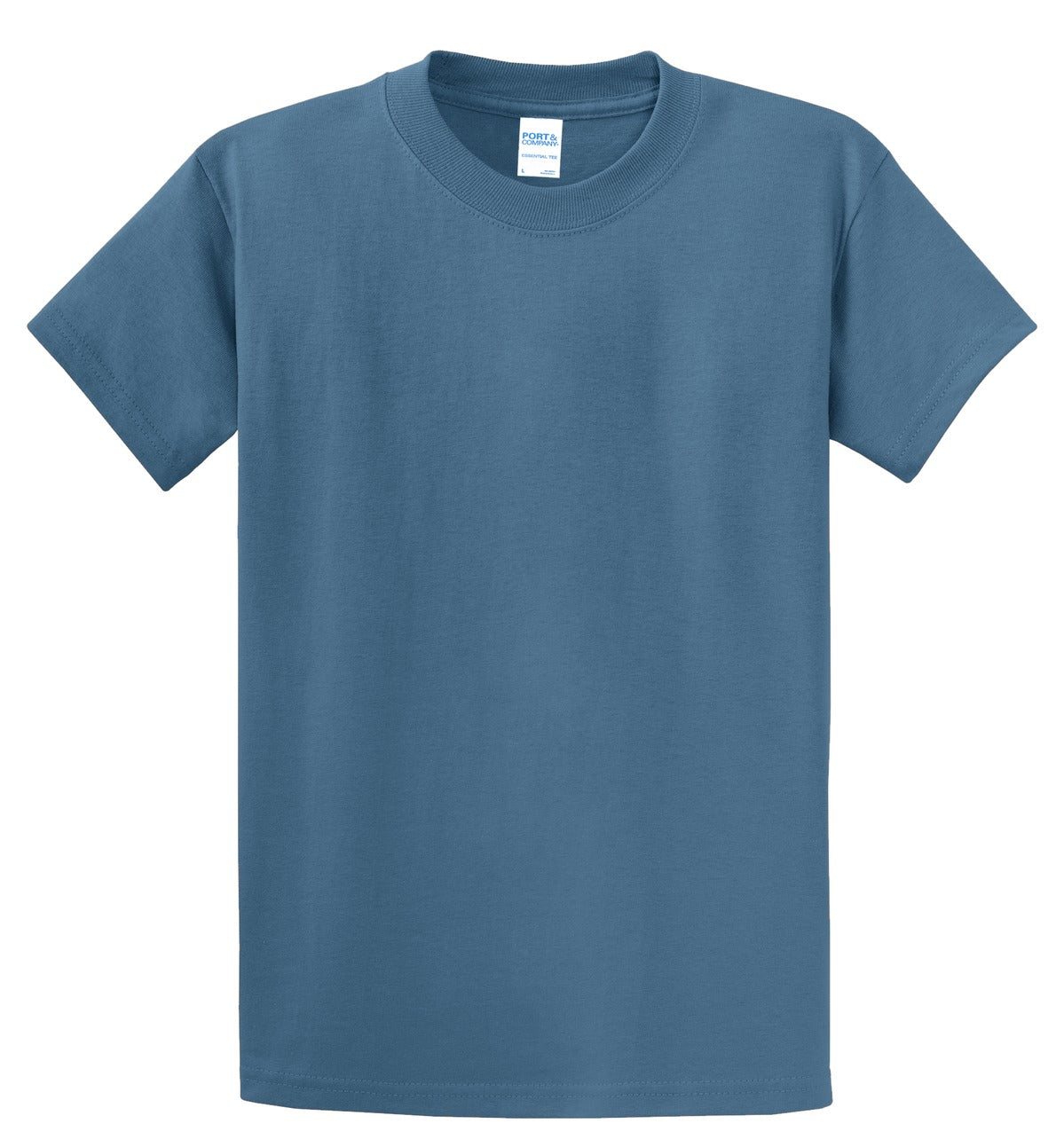 Port & Company Essential Tee. PC61 Colonial Blue