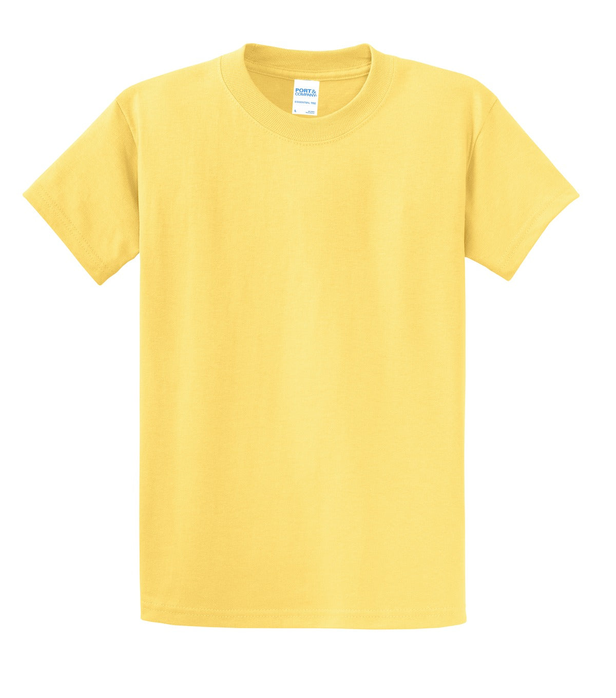 Port & Company Essential Tee. PC61 Daffodil Yellow