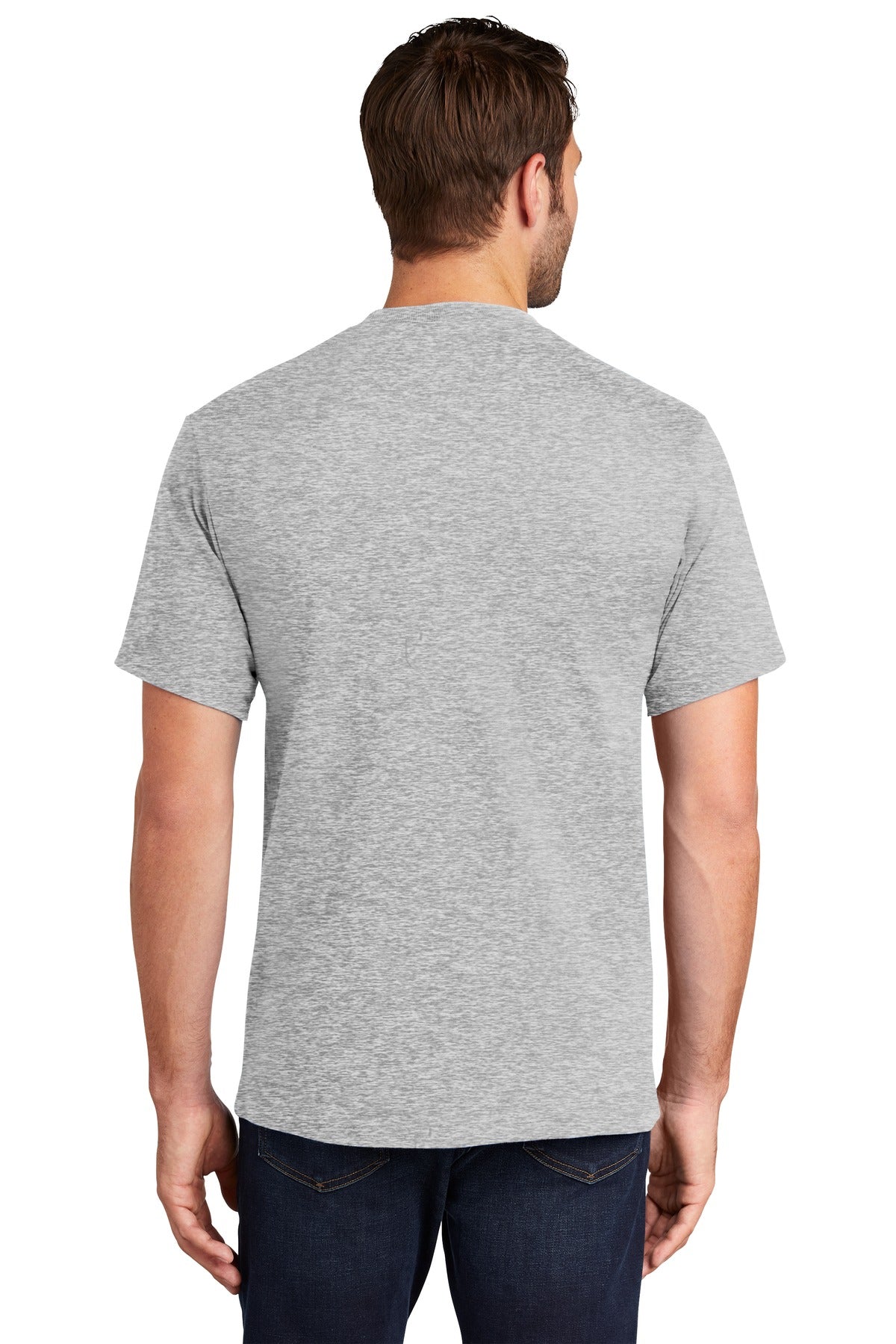 Port & Company Essential Tee. PC61 Ash