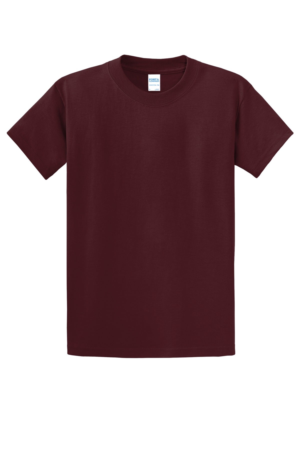 Port & Company Essential Tee. PC61 Athletic Maroon