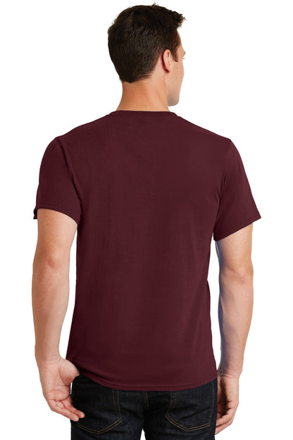 Port & Company Essential Tee. PC61 Athletic Maroon
