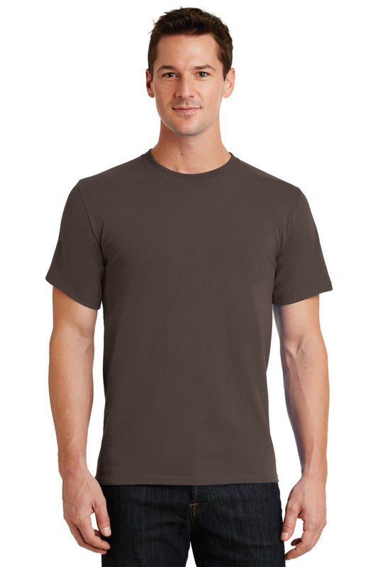 Port & Company Essential Tee. PC61 Brown