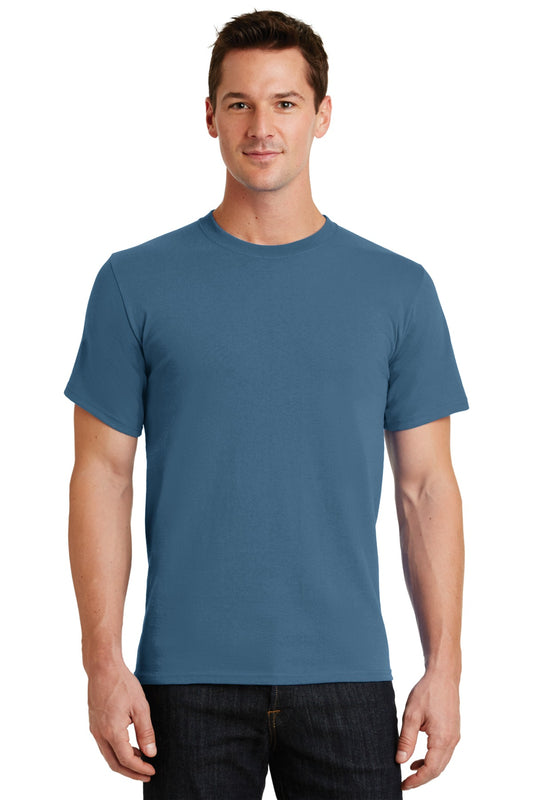 Port & Company Essential Tee. PC61 Colonial Blue
