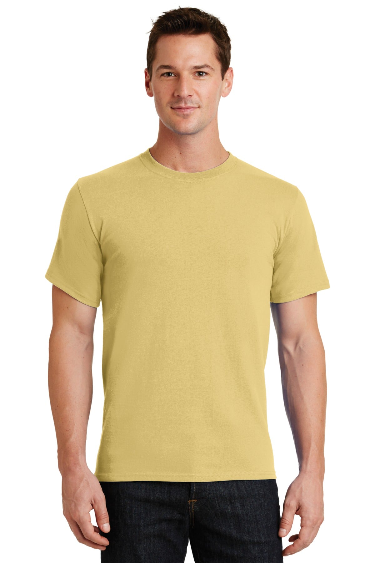 Port & Company Essential Tee. PC61 Daffodil Yellow