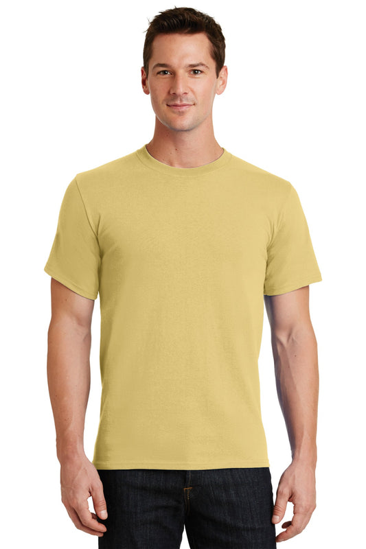 Port & Company Essential Tee. PC61 Daffodil Yellow