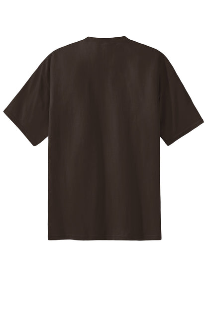 Port & Company Essential Tee. PC61 Dark Chocolate Brown