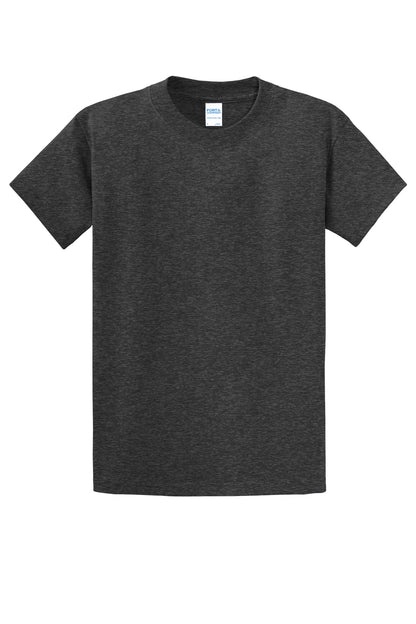 Port & Company Essential Tee. PC61 Dark Heather Grey