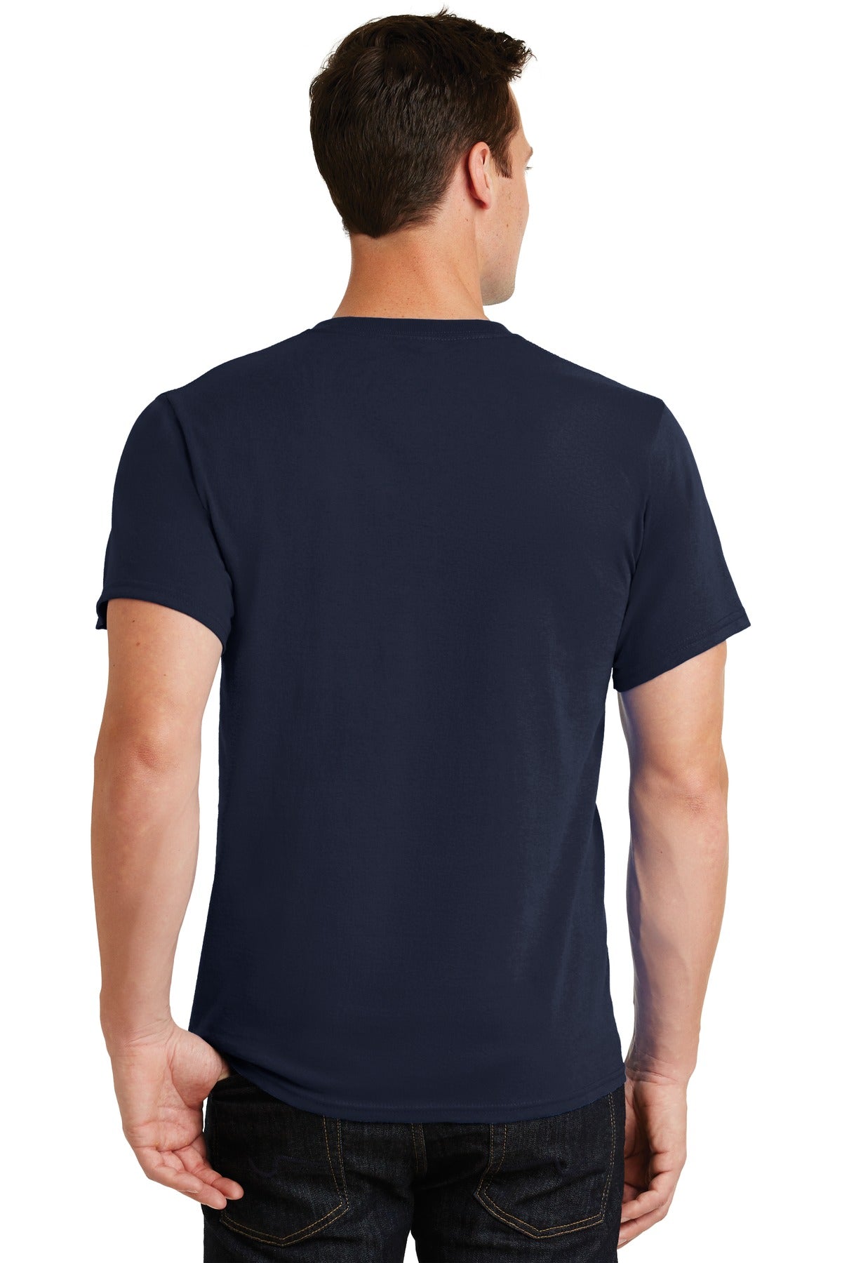 Port & Company Essential Tee. PC61 Deep Navy