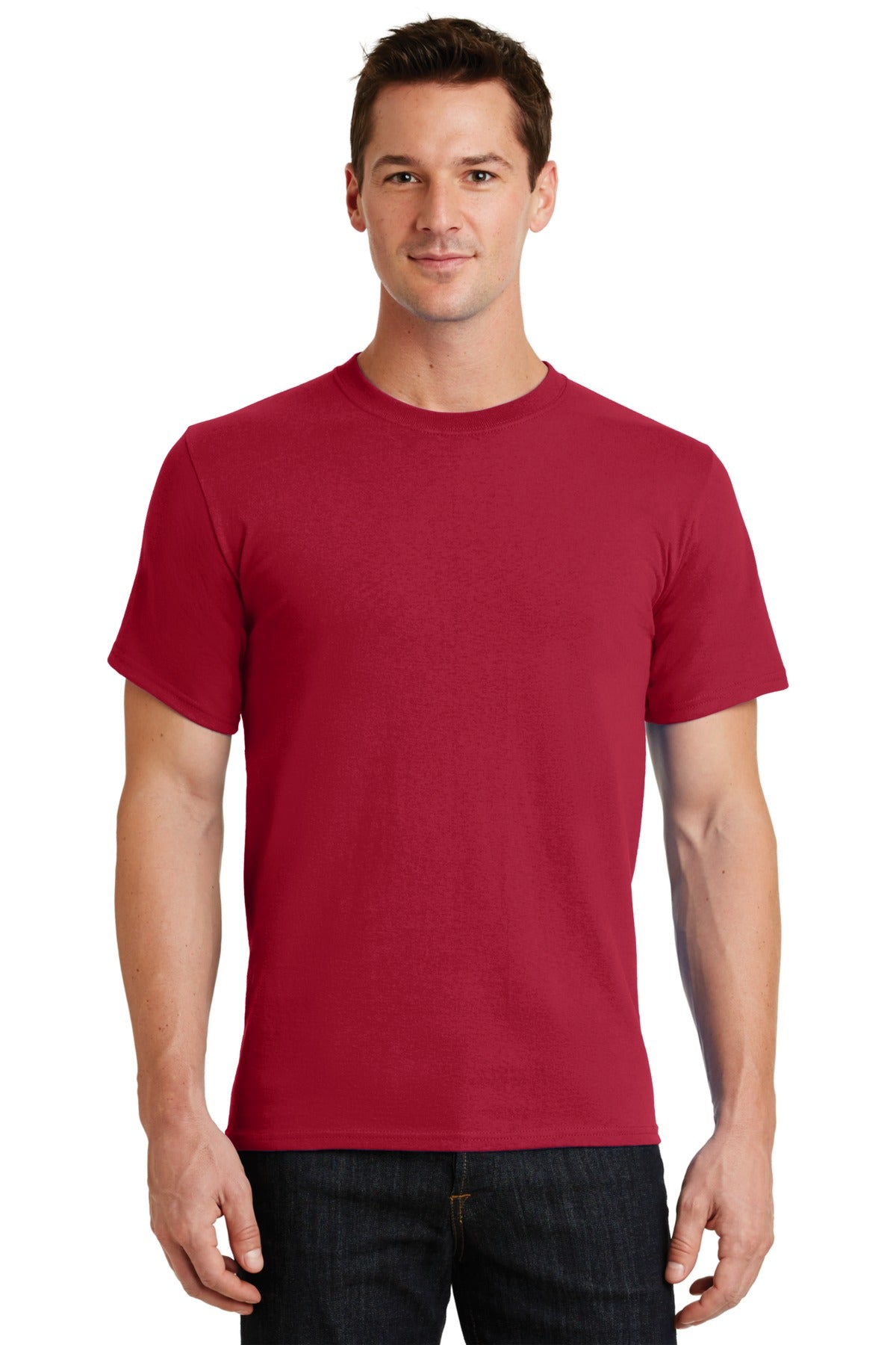 Port & Company Essential Tee. PC61 Red