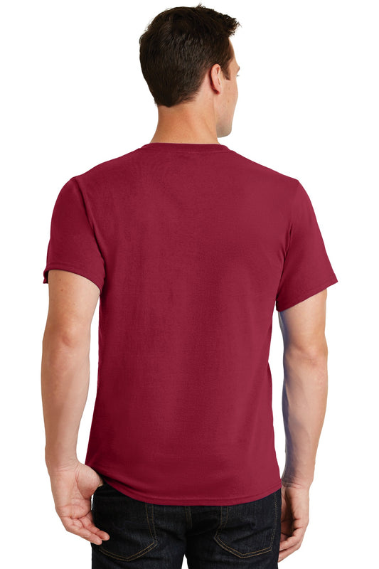 Port & Company Essential Tee. PC61 Rich Red