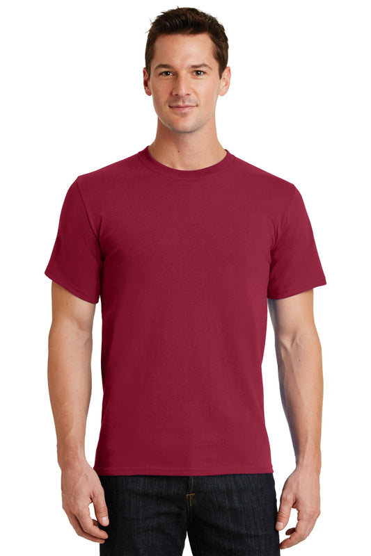 Port & Company Essential Tee. PC61 Rich Red