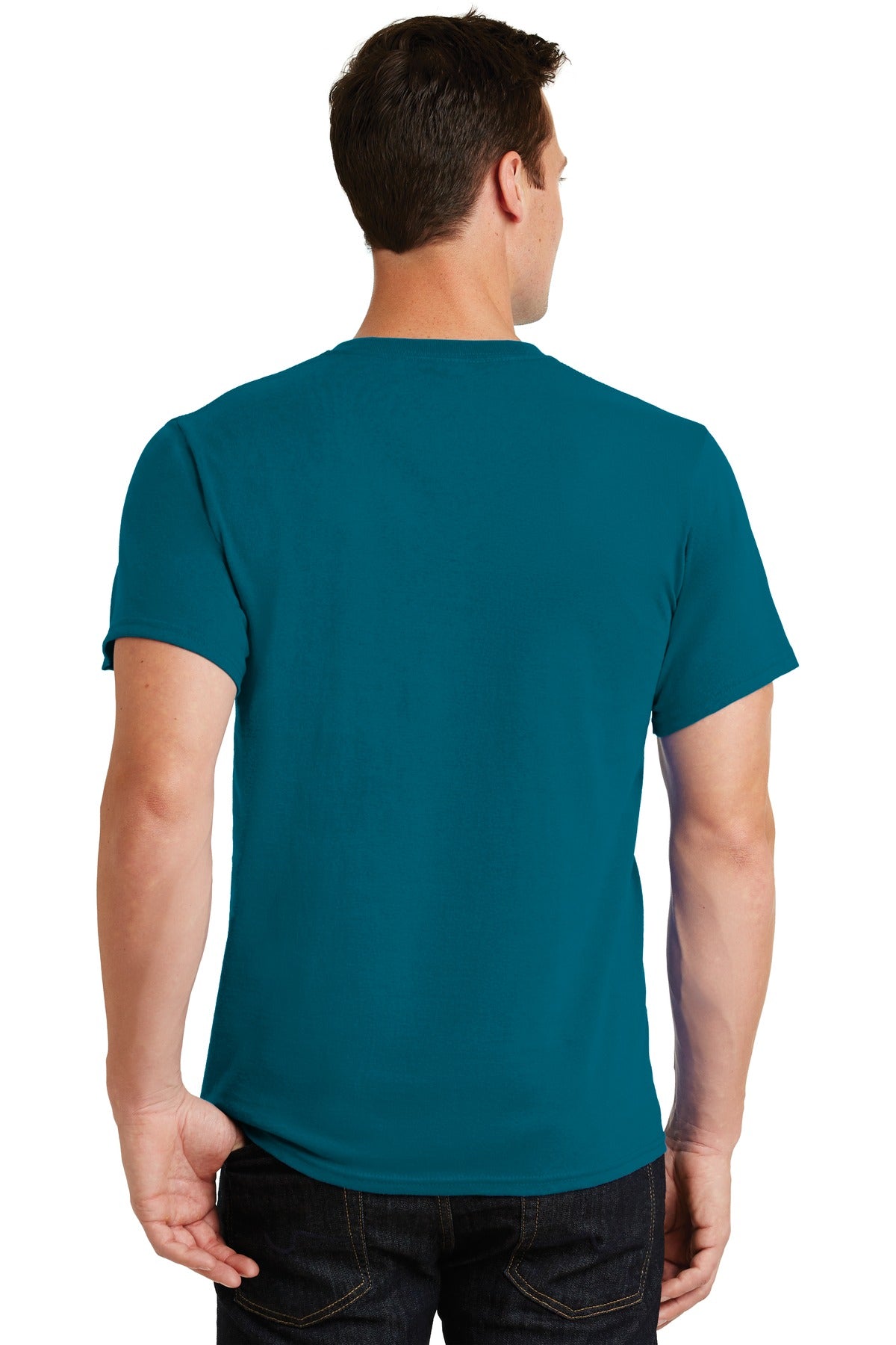 Port & Company Essential Tee. PC61 Teal