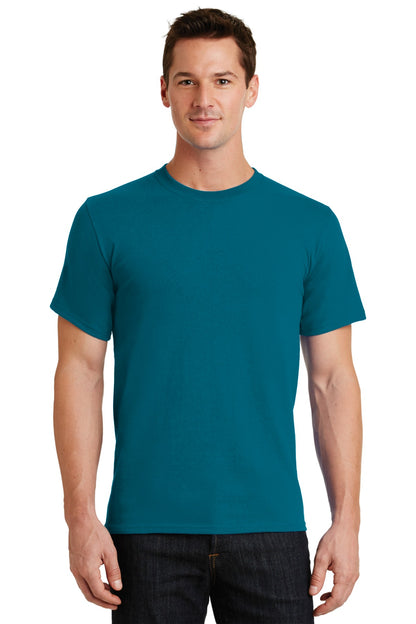 Port & Company Essential Tee. PC61 Teal