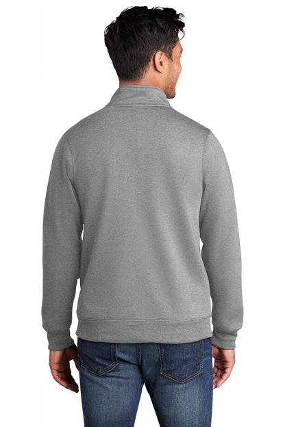 Port & Company  Core Fleece Cadet Full-Zip Sweatshirt PC78FZ Athletic Heather