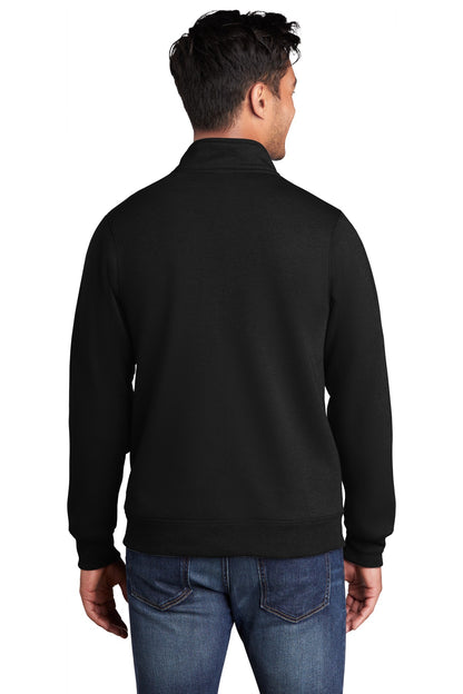 Port & Company  Core Fleece Cadet Full-Zip Sweatshirt PC78FZ Jet Black