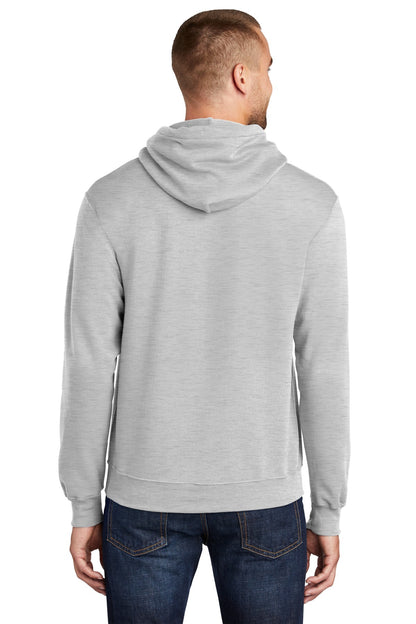Port & Company Core Fleece Pullover Hooded Sweatshirt. PC78H Ash