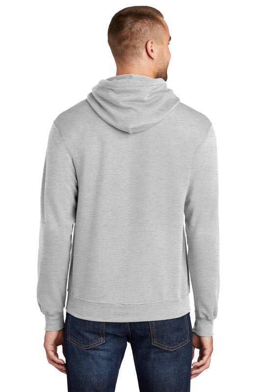 Port & Company Core Fleece Pullover Hooded Sweatshirt. PC78H Ash