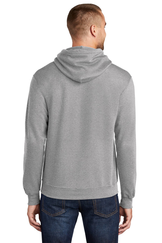 Port & Company Core Fleece Pullover Hooded Sweatshirt. PC78H Athletic Heather