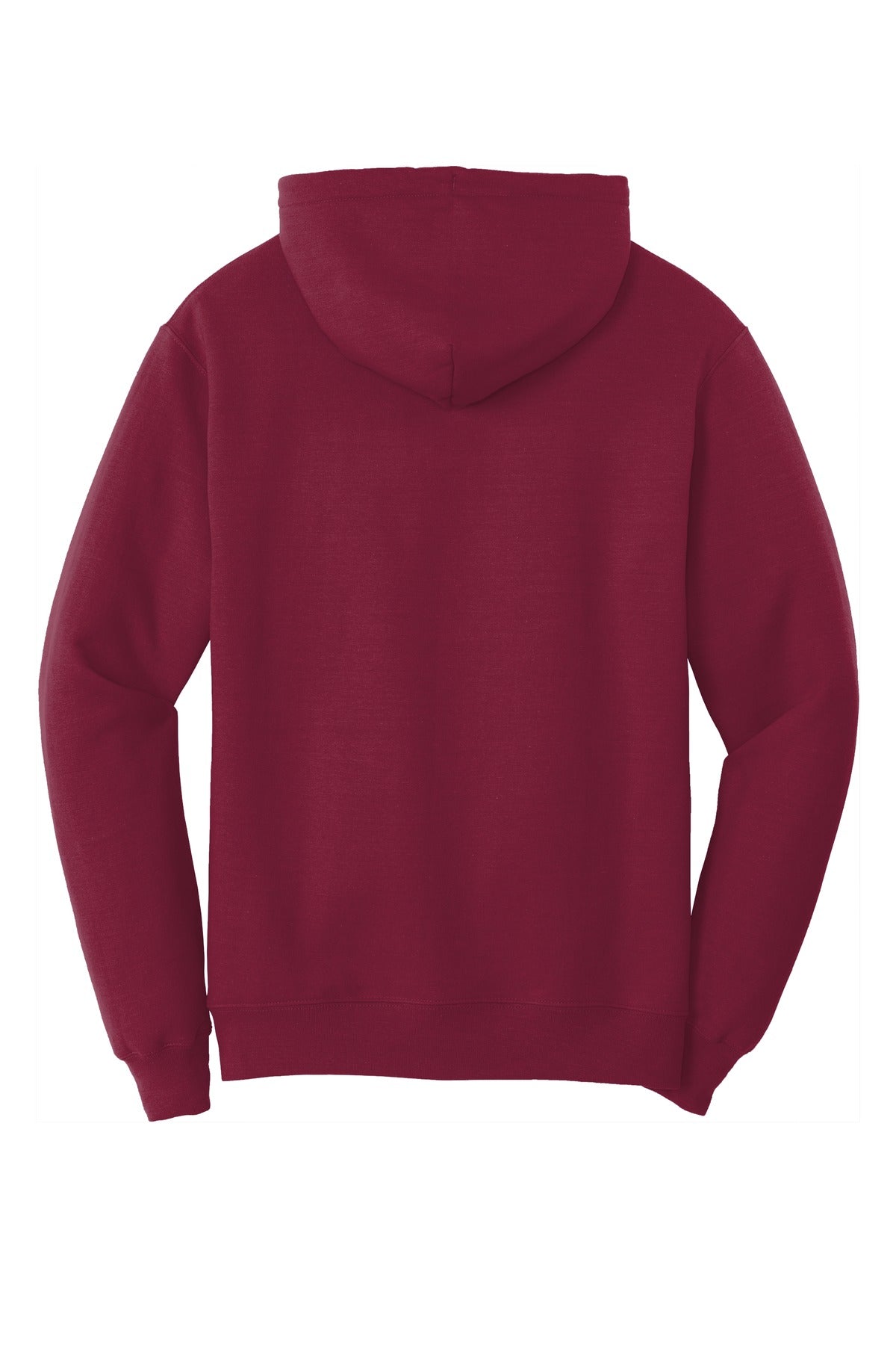Port & Company Core Fleece Pullover Hooded Sweatshirt. PC78H Cardinal