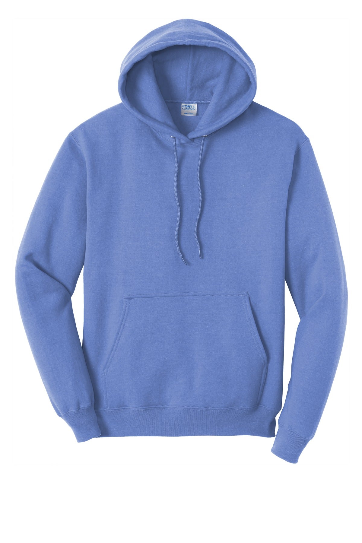 Port & Company Core Fleece Pullover Hooded Sweatshirt. PC78H Carolina Blue