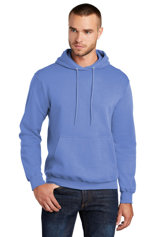 Port & Company Core Fleece Pullover Hooded Sweatshirt. PC78H Carolina Blue