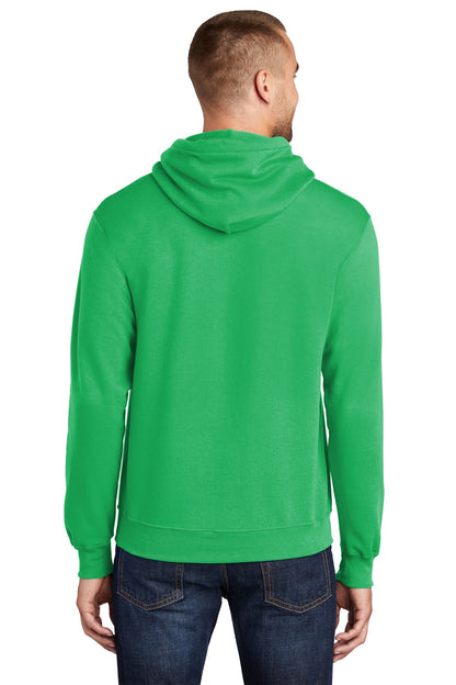 Port & Company Core Fleece Pullover Hooded Sweatshirt. PC78H Clover Green