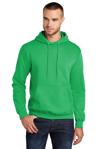 Port & Company Core Fleece Pullover Hooded Sweatshirt. PC78H Clover Green