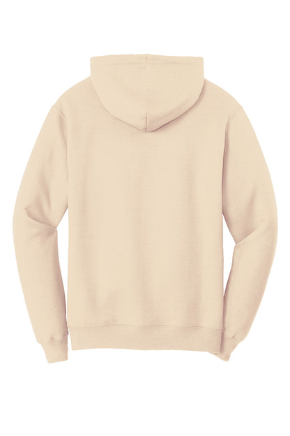 Port & Company Core Fleece Pullover Hooded Sweatshirt. PC78H Creme