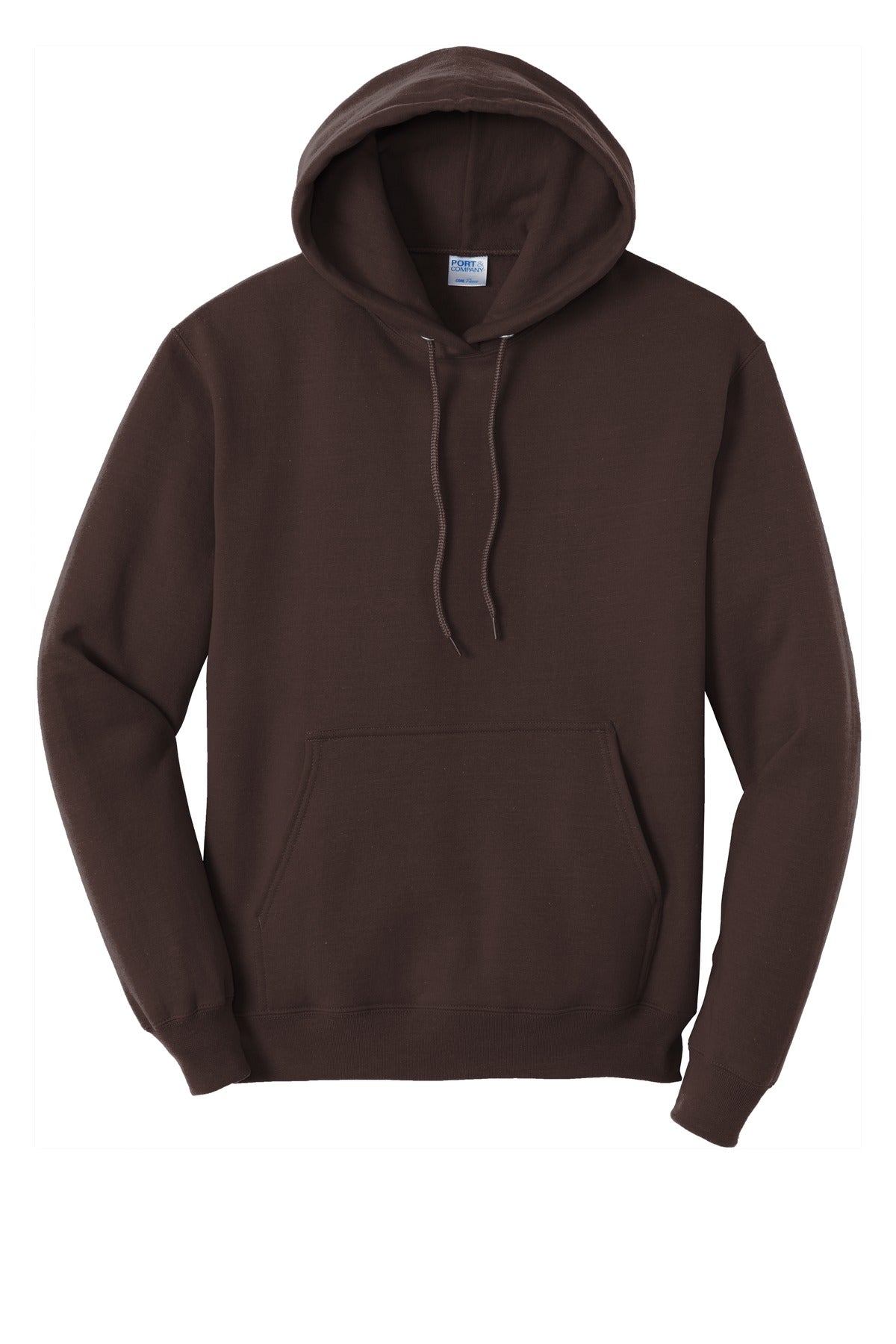 Port & Company Core Fleece Pullover Hooded Sweatshirt. PC78H Dark Chocolate Brown