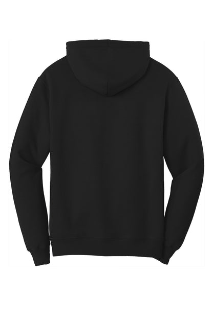 Port & Company Core Fleece Pullover Hooded Sweatshirt. PC78H Jet Black