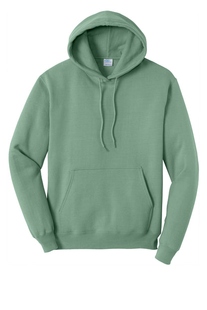 Port & Company Core Fleece Pullover Hooded Sweatshirt. PC78H Laurel Green