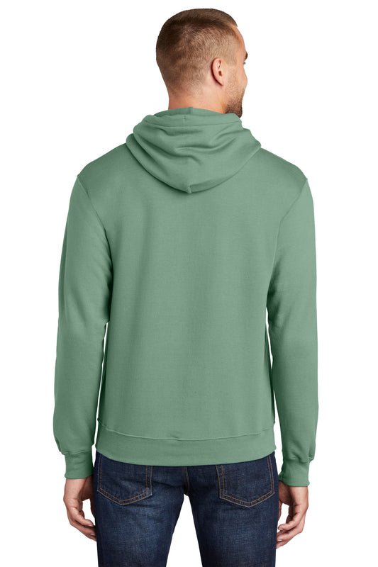 Port & Company Core Fleece Pullover Hooded Sweatshirt. PC78H Laurel Green